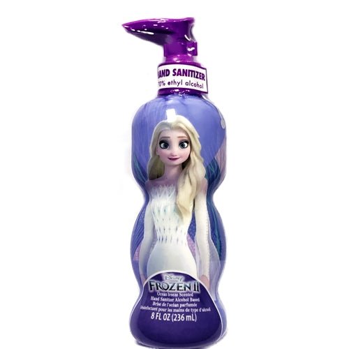 Frozen Elsa Scented Hand Sanitizer Pump - Ocean Breeze (8 fl. oz.) 70% Alcohol Denat. - DollarFanatic.com