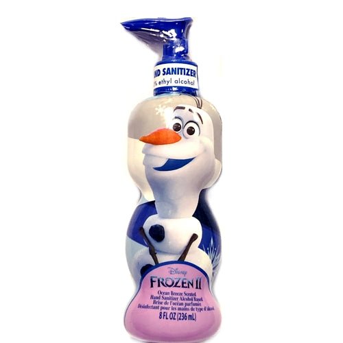 Frozen Olaf Scented Hand Sanitizer Pump - Ocean Breeze (8 fl. oz.) 70% Alcohol Denat. - DollarFanatic.com