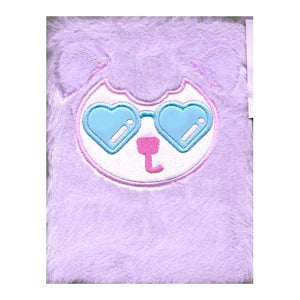Furry Friend Personal Journal Notebook - Purple (80 Sheets) - DollarFanatic.com
