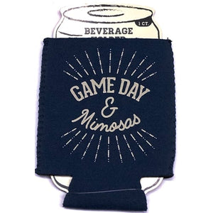 Game Day & Mimosas Blue Beverage Holder (Keeps Cans & Bottles Cold) - DollarFanatic.com