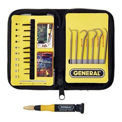 General Tools 18 - Piece Precision Multi - Bit Screwdriver & Probe Set (63517) - Dollar Fanatic