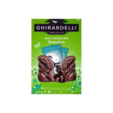 Ghirardelli Chocolate Milk Chocolate Bunnies (2-Piece Pack) - DollarFanatic.com