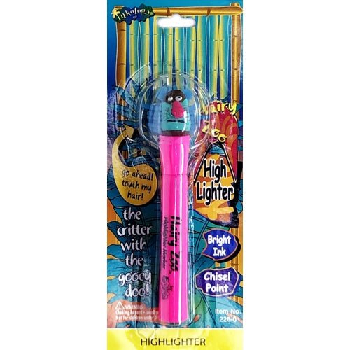 Hairy Zoo Animal Broad Chisel Tip Highlighter Marker (Select Color) Styles Vary - DollarFanatic.com