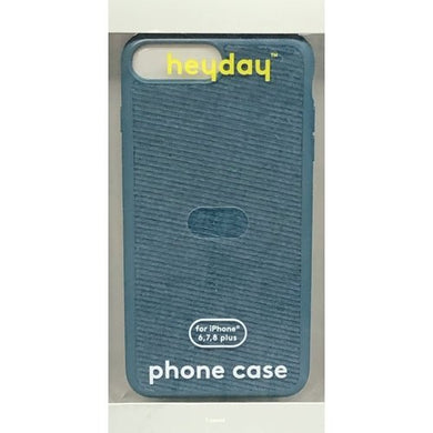 HeyDay Corduroy iPhone Hard Shell Case Cover with Rubber Bumpers - Teal Green (For iPhone 6, 7, 8 Plus) - DollarFanatic.com