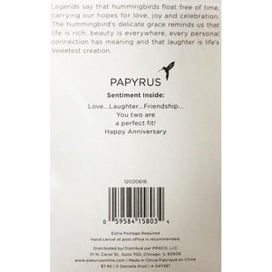 His & His Happy Anniversary Greeting Card with Envelope - DollarFanatic.com