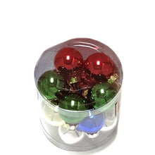 Holiday Style Glass Mini Ball Ornaments - Shiny/Matte (15 Count) Select Color - DollarFanatic.com