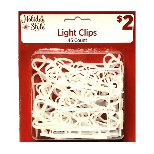 Holiday Style String Light Clips (45 Count) - DollarFanatic.com