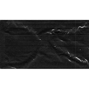 Hyegiir Adult 3-Ply Disposable Face Mask - Black (1 Count) 3-Layer Structure - DollarFanatic.com