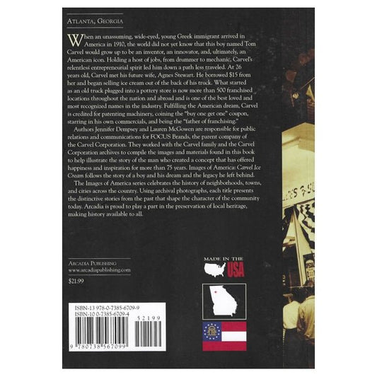 Images of America - Carvel Ice Cream in Atlanta, Georgia (Paperback, 128 Pages) - DollarFanatic.com