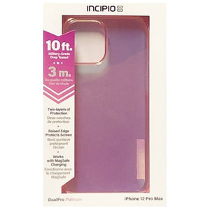 Incipio DualPro Platinum Dual-Layer Protective Phone Case for iPhone 12 Pro Max (Pink Iridescent) - DollarFanatic.com