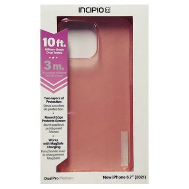 Incipio DualPro Platinum Dual-Layer Protective Phone Case for iPhone 13 Pro Max (Pink Iridescent) - DollarFanatic.com