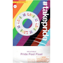 Inflatable 33" Ring Pool Float - Love Is (For Ages 9+) Inflates to approx. 33" x 9" - DollarFanatic.com