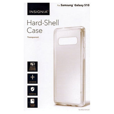 Insignia Samsung Galaxy S10 Hard-Shell Phone Case (Transparent) - DollarFanatic.com