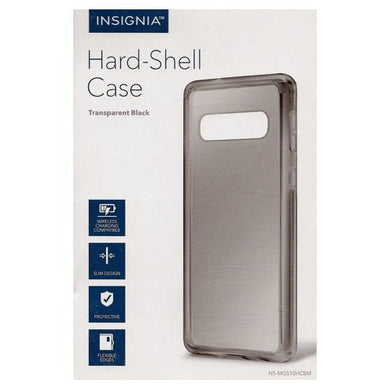 Insignia Samsung Galaxy S10 Hard-Shell Phone Case (Transparent Black) - DollarFanatic.com