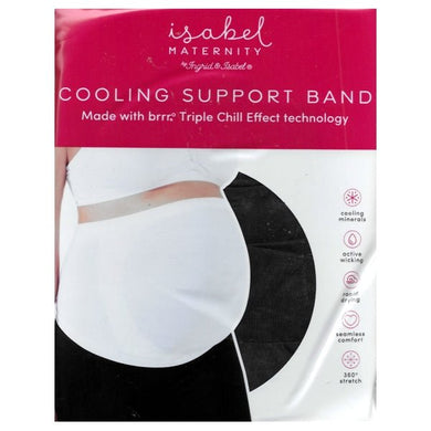 Isabel Maternity Cooling Support Band - Black (Select Size) Made with brrr Triple Chill Effect Technology - DollarFanatic.com