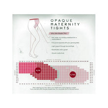 Isabel Opaque Maternity Tights - Black (Select Size) Expands with Your Growing Belly - DollarFanatic.com