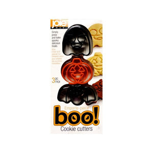 Joie Holiday-Shaped Cookie Cutter Set - Boo Halloween (3-Piece Set) - DollarFanatic.com
