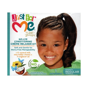 Just for Me No-Lye Conditioning Creme Relaxer Kit (Children's Regular) - DollarFanatic.com