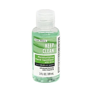 Keep Clean Moisturizing Hand Sanitizer with Vitamin E - Kills 99.9% of Germs (3 fl. oz.) Select Scent - DollarFanatic.com