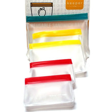 Keeper Life Reusable Gusseted Storage Bags - Assorted Sizes (5 Pack) Leaf Proof & Freezer Safe - DollarFanatic.com
