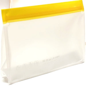 Keeper Life Reusable Gusseted Storage Bags - Assorted Sizes (5 Pack) Leaf Proof & Freezer Safe - DollarFanatic.com