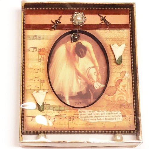 Keypoint Ballet Timeless Elegance Photo Frame - Gift Boxed (3" x 4" Oval Photo) - DollarFanatic.com