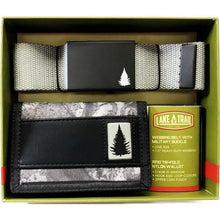 Lake & Trail Military Buckle Webbing Belt & Matching RFID Nylon Wallet Gift Set (Select Color) - DollarFanatic.com