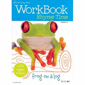Let's Grow Smart Workbook - Rhyme Time (Includes Rewards Stickers) For Grade 1-3 - DollarFanatic.com