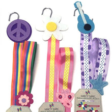 Macy May Hair Clip Accessories Organizer Ribbon Holder - Select Style (28"L x 1"W) Holds Hair Clips, Barrettes, Hair Pins, etc. - DollarFanatic.com