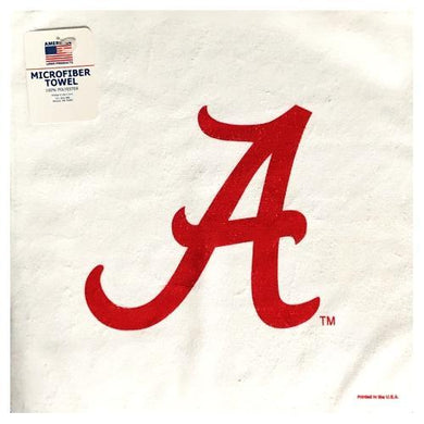 McArthur Alabama Crimson Tide White Microfiber Towel - 16