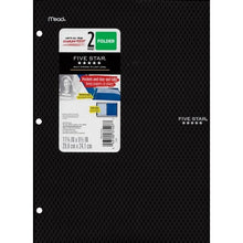Mead Five Star 2-Pocket Plastic Portfolio Folder (Select Color) - DollarFanatic.com