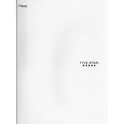 Mead Five Star 2-Pocket Prong Portfolio Folder (Select Color) Durable Cardstock - DollarFanatic.com