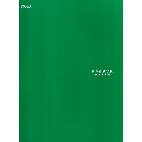 Mead Five Star 2-Pocket Prong Portfolio Folder (Select Color) Durable Cardstock - DollarFanatic.com