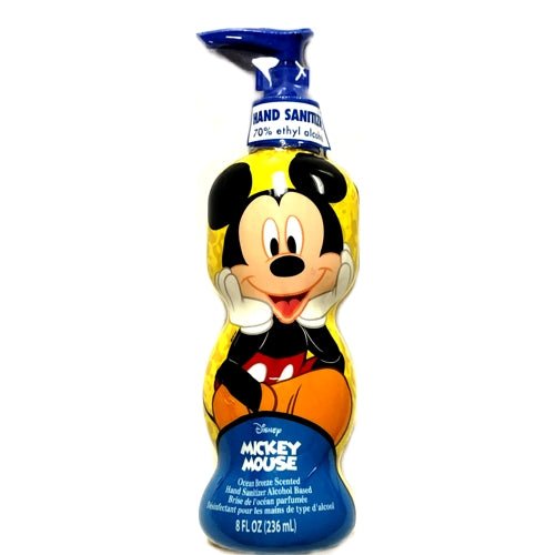 Mickey Mouse Scented Hand Sanitizer Pump - Ocean Breeze (8 fl. oz.) 70% Alcohol Denat. - DollarFanatic.com
