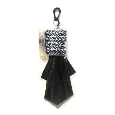 Microfiber Cleaning Cloth with Handy Pouch Keychain (Styles Vary) Includes Attached Empty Spray Bottle - DollarFanatic.com
