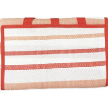 Multi-Striped Foldable Beach Mat with Handle Straps (Beach/Picnic Party Fun) - DollarFanatic.com