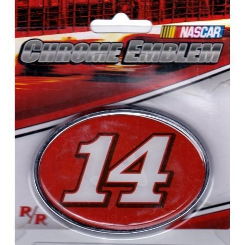 Nascar Racing #14 Car Tony Stewart Chrome Auto/Truck Emblem - DollarFanatic.com
