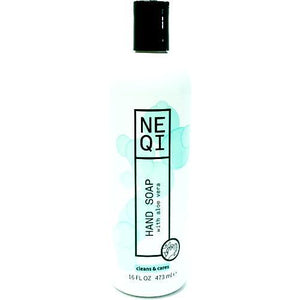 NEQI Liquid Hand Soap with Aloe Vera (16 fl. oz.) Vegan, Paraben Free - DollarFanatic.com