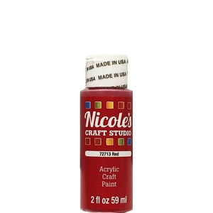 Nicole's Craft Studio Acrylic Craft Paint (2 fl. oz.) Select Color - DollarFanatic.com