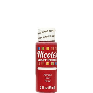 Nicole's Craft Studio Acrylic Craft Paint (2 fl. oz.) Select Color - DollarFanatic.com