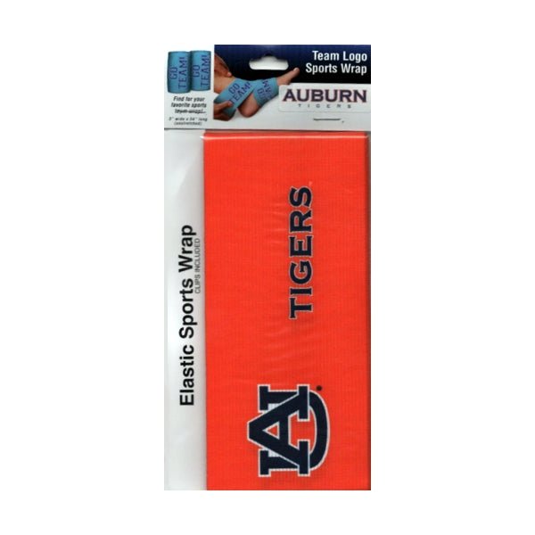 Novelty Auburn Tigers Orange Elastic Bandage Sports Wrap with Clips (3