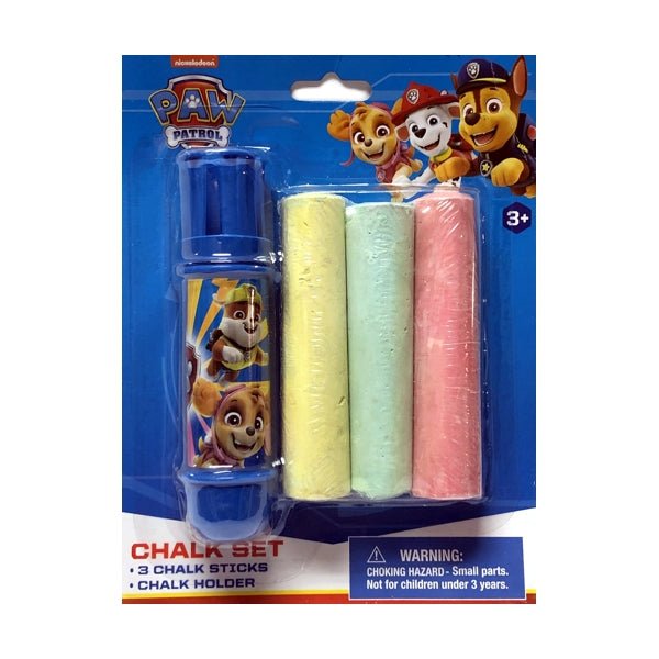 Novelty Character Non-Toxic Color Sidewalk Chalk Set (4-Piece Set) - DollarFanatic.com