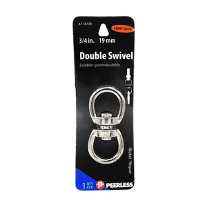 Peerless 3/4" Double Swivel - 4714738 (100 lbs.) Light Duty - DollarFanatic.com