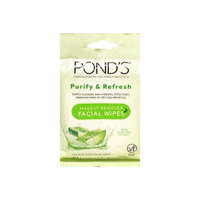 Pond's Make-up Remover Face Cleansing Wipes with Aloe Vera Extract (10 Pack) - DollarFanatic.com
