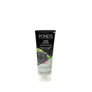 Pond's Pure Detox Facial Cleanser with Activated Carbon Charcoal (Net 1.7 fl. oz.) Travel Size - DollarFanatic.com