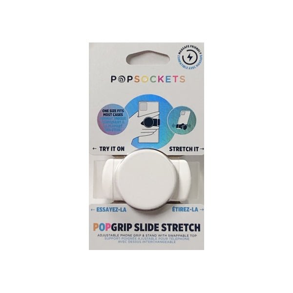 PopSockets PopGrip Slide Stretch Adjustable Phone Grip & Stand with Swappable Top (Select Design) - DollarFanatic.com