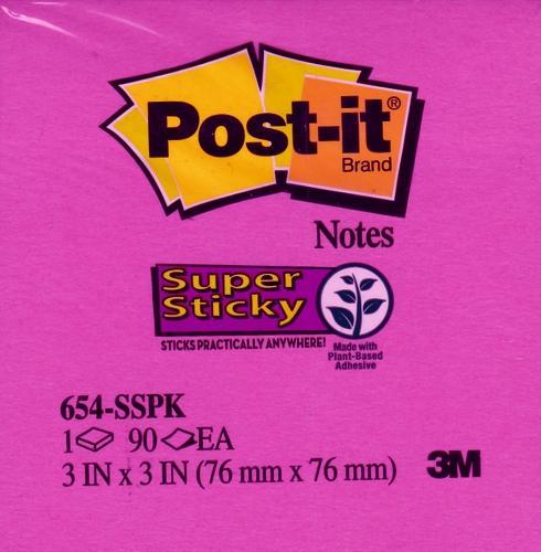 3M Super Sticky Post-it Notes, Purple Iris, Mardel