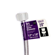 ProLine Series 1/2" x 7/8" x 20" Stainless Steel Toilet Connector (496-143) - DollarFanatic.com