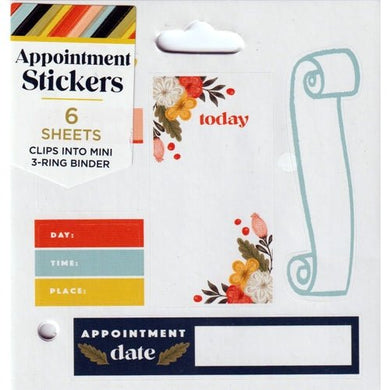 Pulsar Appointment Reminder Note Sticker Set (6 Sheets) - DollarFanatic.com