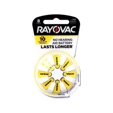 Rayovac Hearing Aid Batteries - Size 10 (8 Pack) - DollarFanatic.com